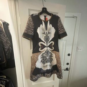 Swan Fit and Flare Dress